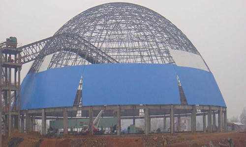 海伦螺栓球网架加工的注意事项